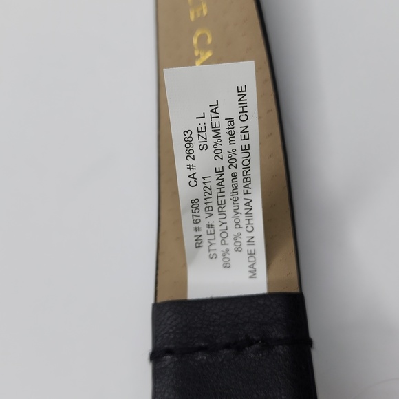 VINCE CAMUTO LARGE LADIES BLET, BLACK COLOR - Picture 5 of 9